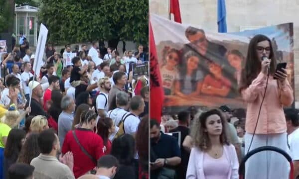 Featured image for Nis protesta e 27-të në Tiranë, qytetarët marshojnë drejt Kryeministrisë