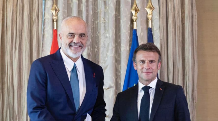 Featured image for Rama për takimin me Macronin: Franca mbështet anëtarësimin e Shqipërisë në BE