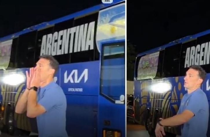 “Hajdeni më shpejt në autobus” – Scaloni humb durimin me lojtarët para sfidës me Anglinë