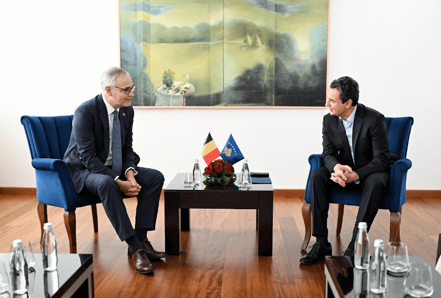 Featured image for Kurti pret në takim lamtumirës ambasadorin e Belgjikës