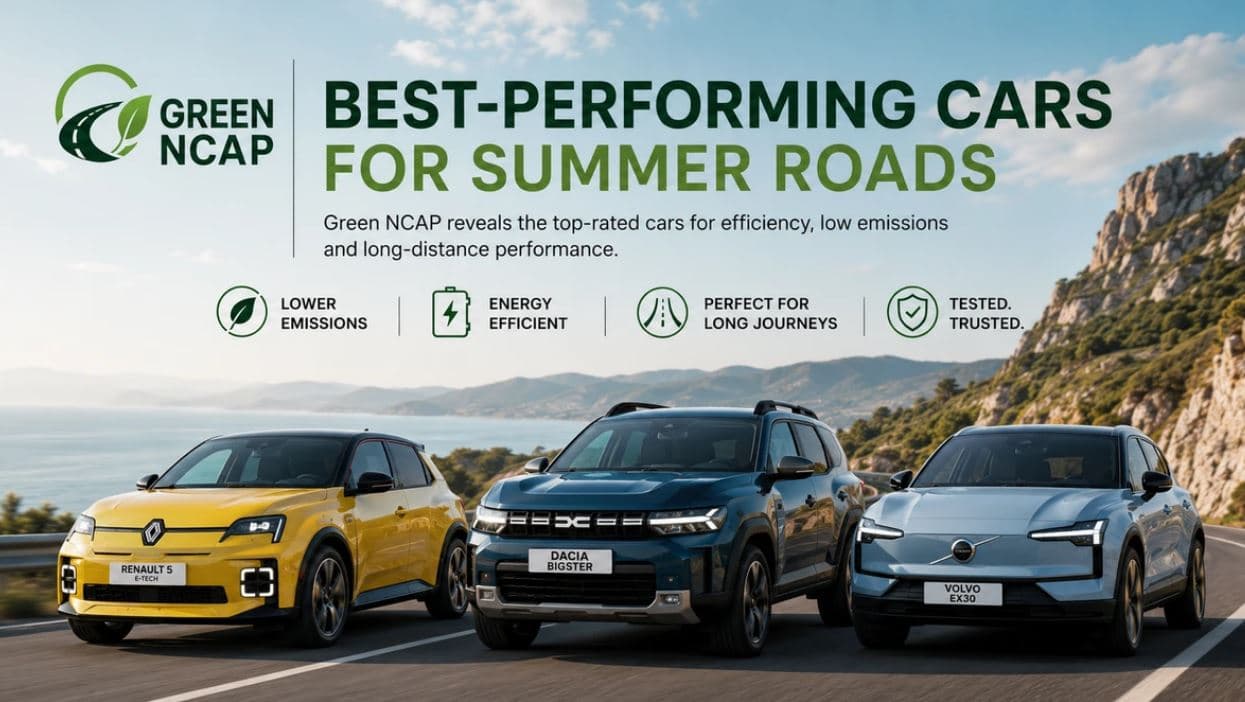Featured image for Green NCAP rendit Renault, Dacia dhe Volvo mes makinave më efikase për udhëtimet verore