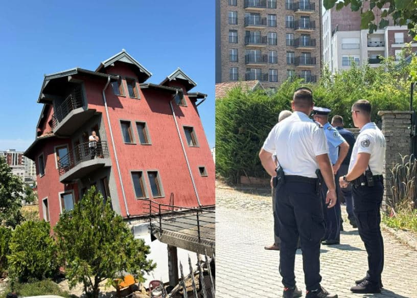 Featured image for “Deri ku e keni pru gjendjen tu e ditë, është që një vit në këtë gjendje” – Pronari hy brenda dhe nuk lejon t’i rrënohet shtëpia tek “Rruga A”