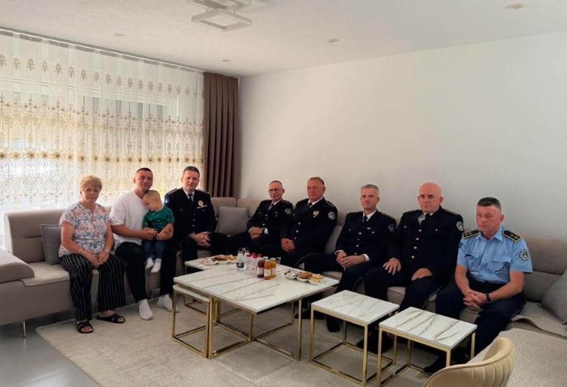 Featured image for Gjilani nderon policët e rënë në kryerje të detyrës