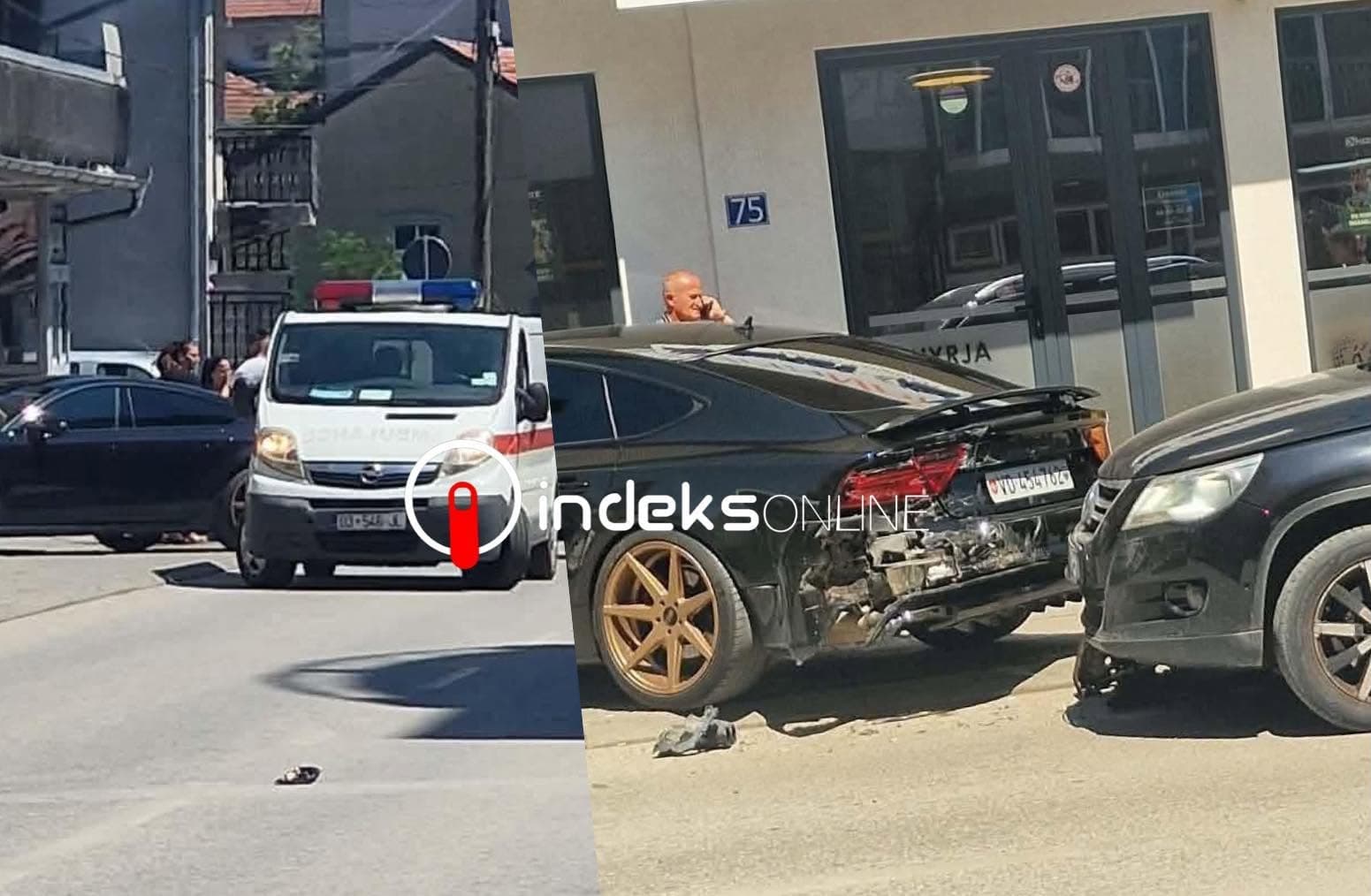 Featured image for Aksident trafiku në qendër të Istogut, raportohet për të lënduar