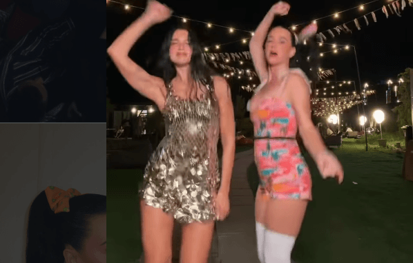 “Me motrën time”, Katy Perry publikon një video me Dua Lipën duke bërë kërcimin e saj të famshëm