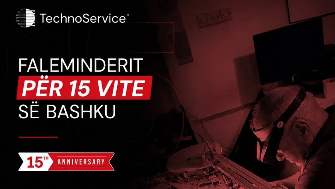 Techno Service shënon 15 vjetorin – një rrugëtim i ndërtuar mbi përkushtim, punë dhe trashëgimi