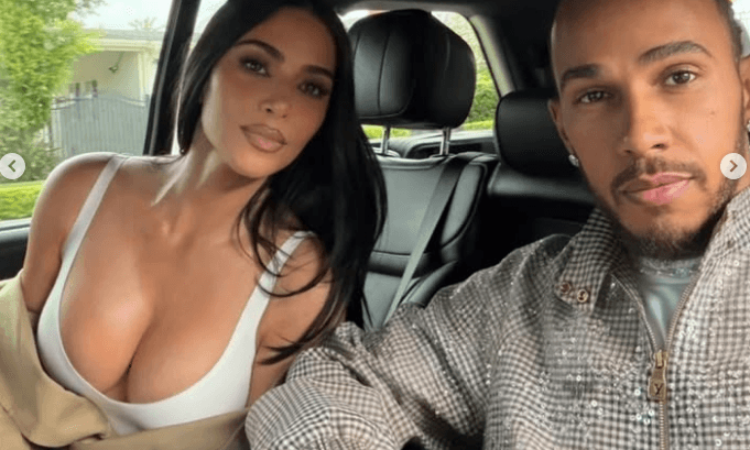 Lewis Hamilton zbulon momente të veçanta me Kim Kardashian