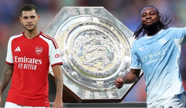 Arsenal apo Manchester City? Kush do të fitojë trofeun e parë të sezonit në Angli