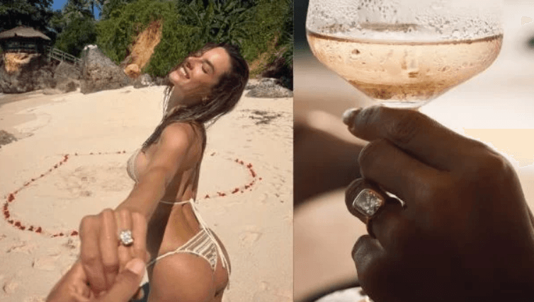 Alessandra Ambrosio fejohet me Buck Palmer, eksperti zbulon vlerën marramendëse të unazës prej diamanti
