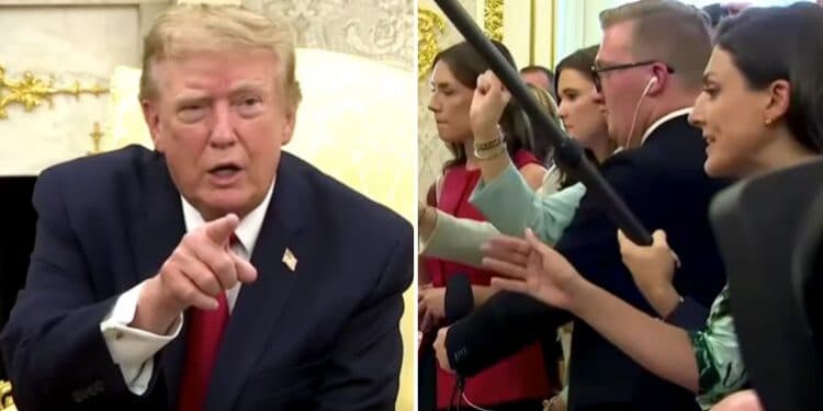 Trump i bërtet gazetares së CNN: Hesht! Hesht! Hesht!