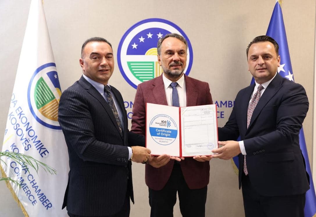 OEK lëshon certifikatën e parë të Origjinës “Made in Kosova”, të njohur ndërkombëtarisht