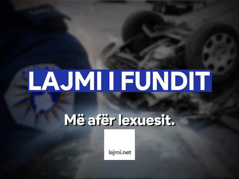 Aksident në rrugën “Agim Ramadani” – Përplasen vetura dhe motoçikleta, lëndohet një person