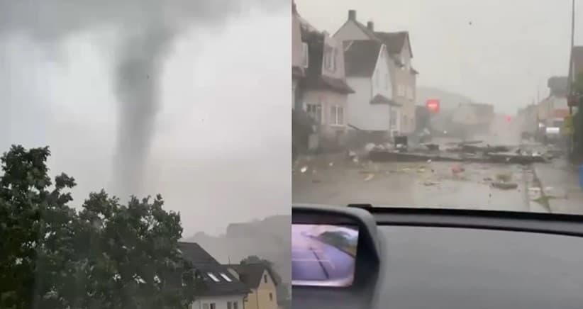 Stuhi të forta godasin Gjermaninë/ Një grua humb jetën, u zu poshtë nga një pemë