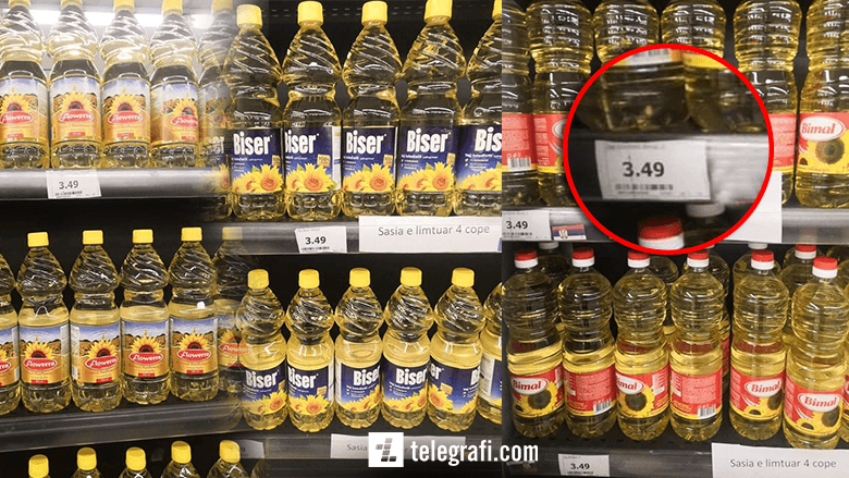 Featured image for Nga 1.60 sa ishte dje, sot një litër vaj po shitet rreth 4 euro