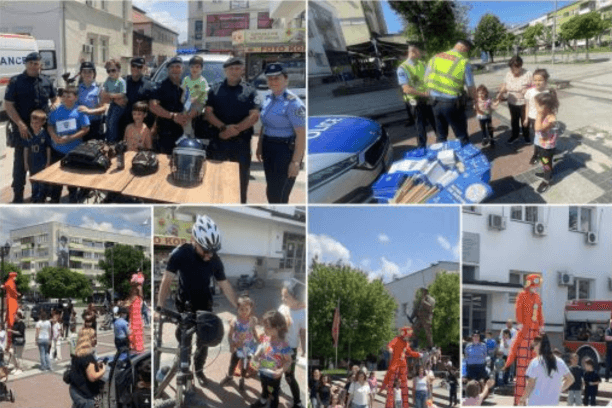 Featured image for “Sot festojmë me Policinë” – 1 Qershori në Gjilan sjell siguri dhe edukim për fëmijët