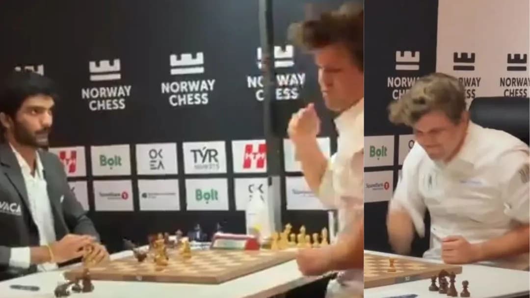 Carlsen godet tavolinën pas humbjes nga 19-vjeçari indian Gukesh, numri një i botës së shahut kërkon falje për reagimin