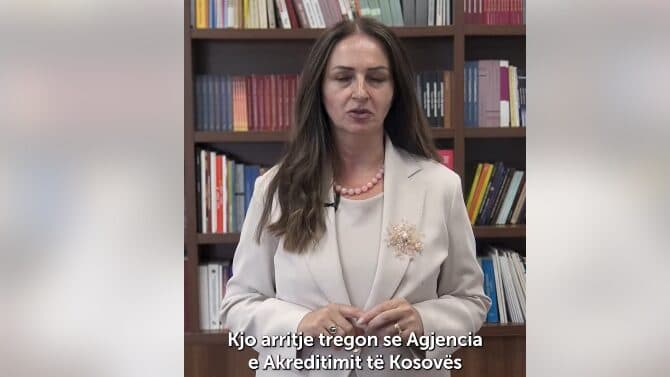 Arbërie Nagavci ia ngatërron titullin Agjencisë për Akreditim, e quan Agjencia e Akreditimit të Kosovës