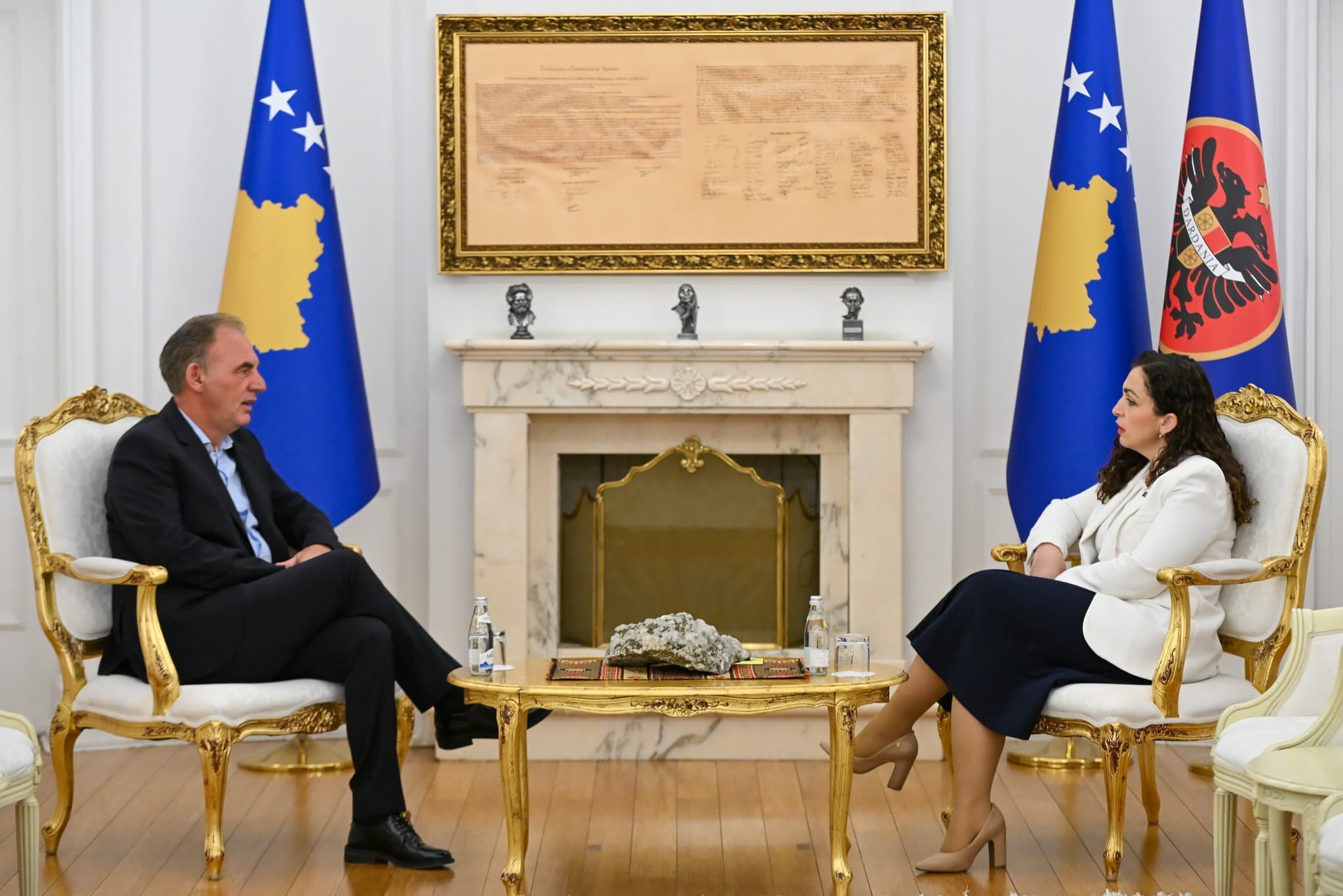 Osmani takon Limajn, diskutojnë për konstituimin e Kuvendit
