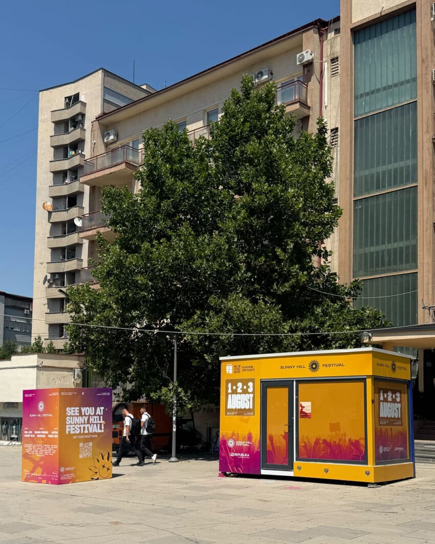 Sunny Hill Festival me pikë të shitjes së biletave në sheshin Zahiri Pajaziti