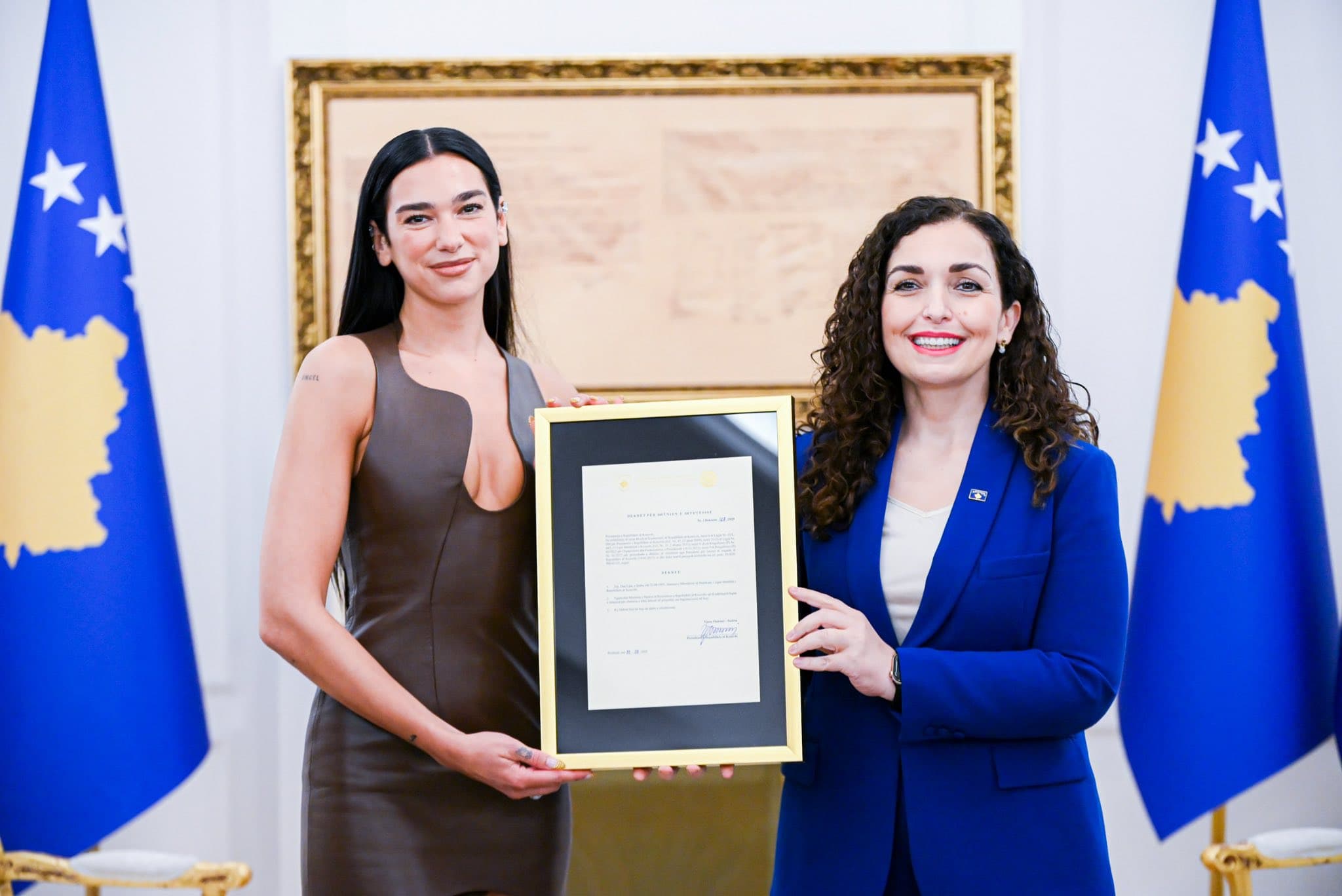Me dekret presidencial, Osmani ia jep shtetësinë e Republikës së Kosovës, Dua Lipës