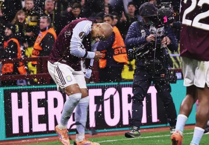 Tifozët e Young Boys shpërthejnë në dhunë pasi Malen goditet me gotë birre në ndeshjen ndaj Aston Villa