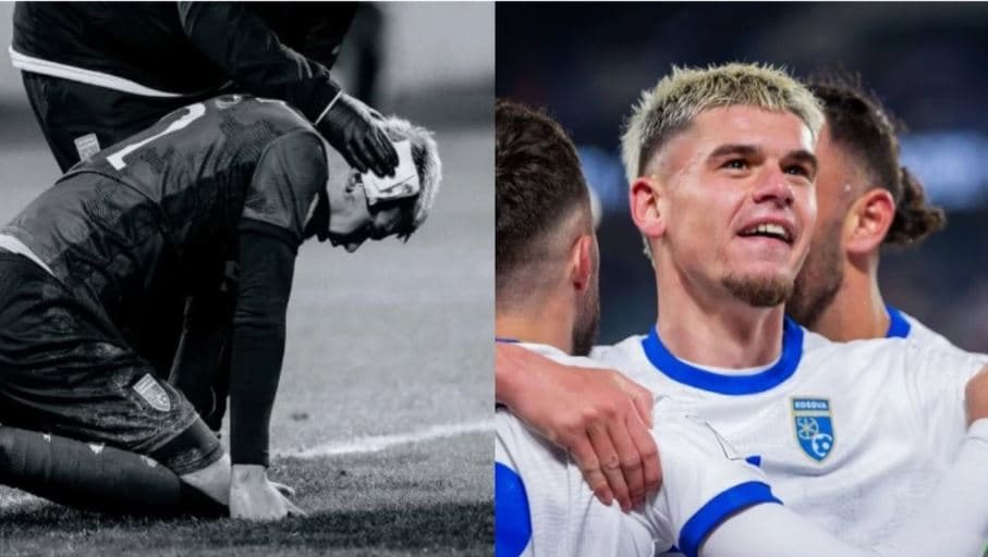 Albian Hajdari pati 16 qepje në kokë pas lëndimit kundër Turqisë