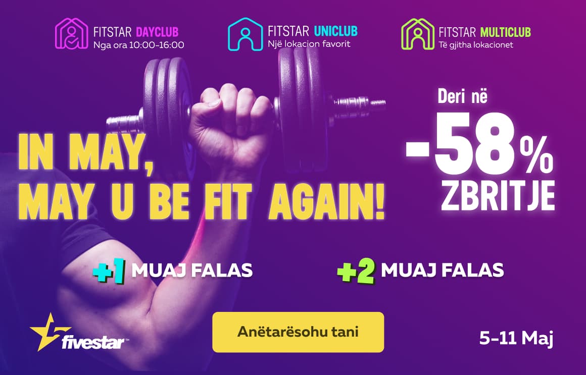 Maj i ri, energji e re – rikthehu në formë me fivestar