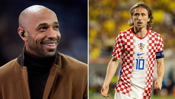 Thierry Henry vlerëson Kroacinë dhe Luka Modriqin