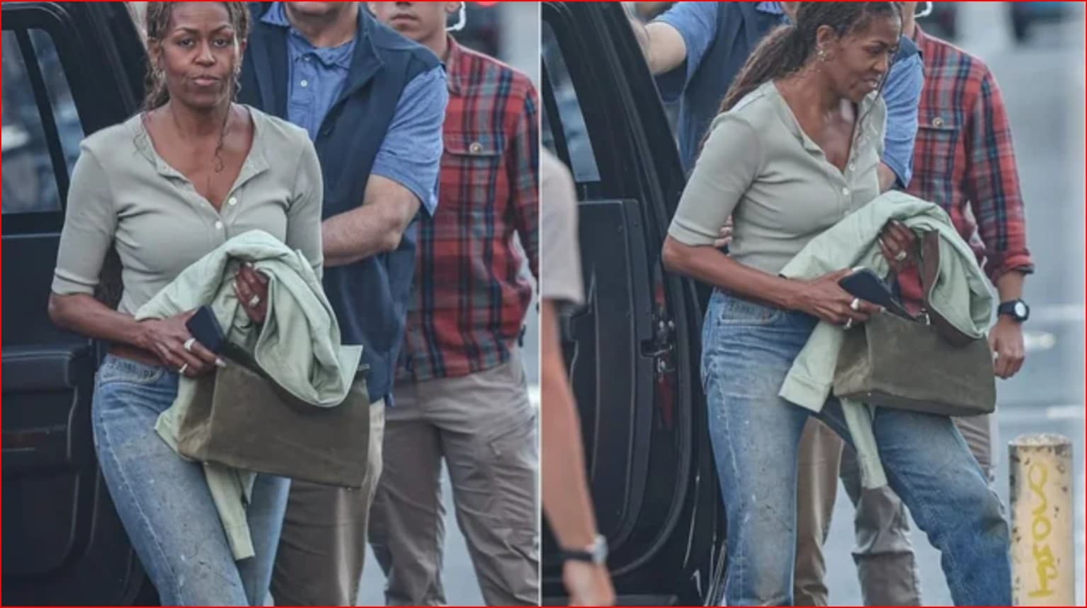 Michelle Obama shfaqet në Beverly Hills me vajzat, përflitet për peshën e saj