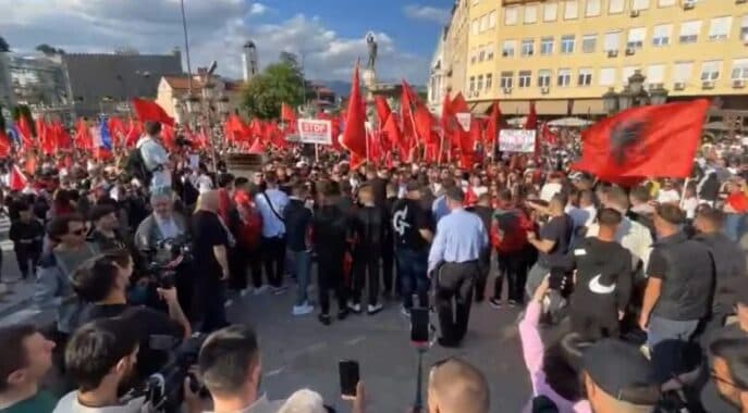 Të martën mbahet protestë në Tiranë në mbështetje të studentëve shqiptarë në RMV