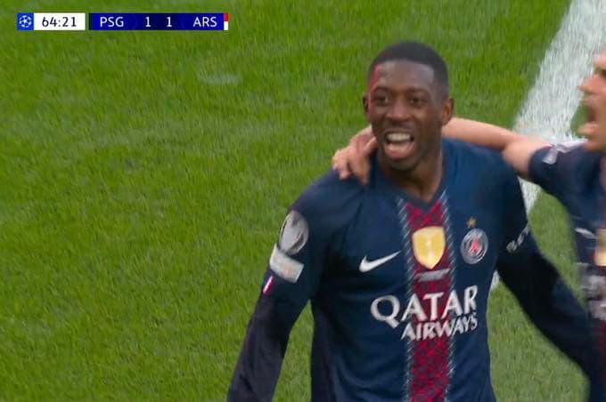 Barazon PSG-ja, shënon Dembele nga penalltia