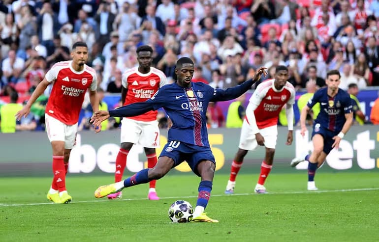GOOOOOOOOOOOOOOOOOL DEMBELE – PSG barazon rezultatin kundër Arsenalit