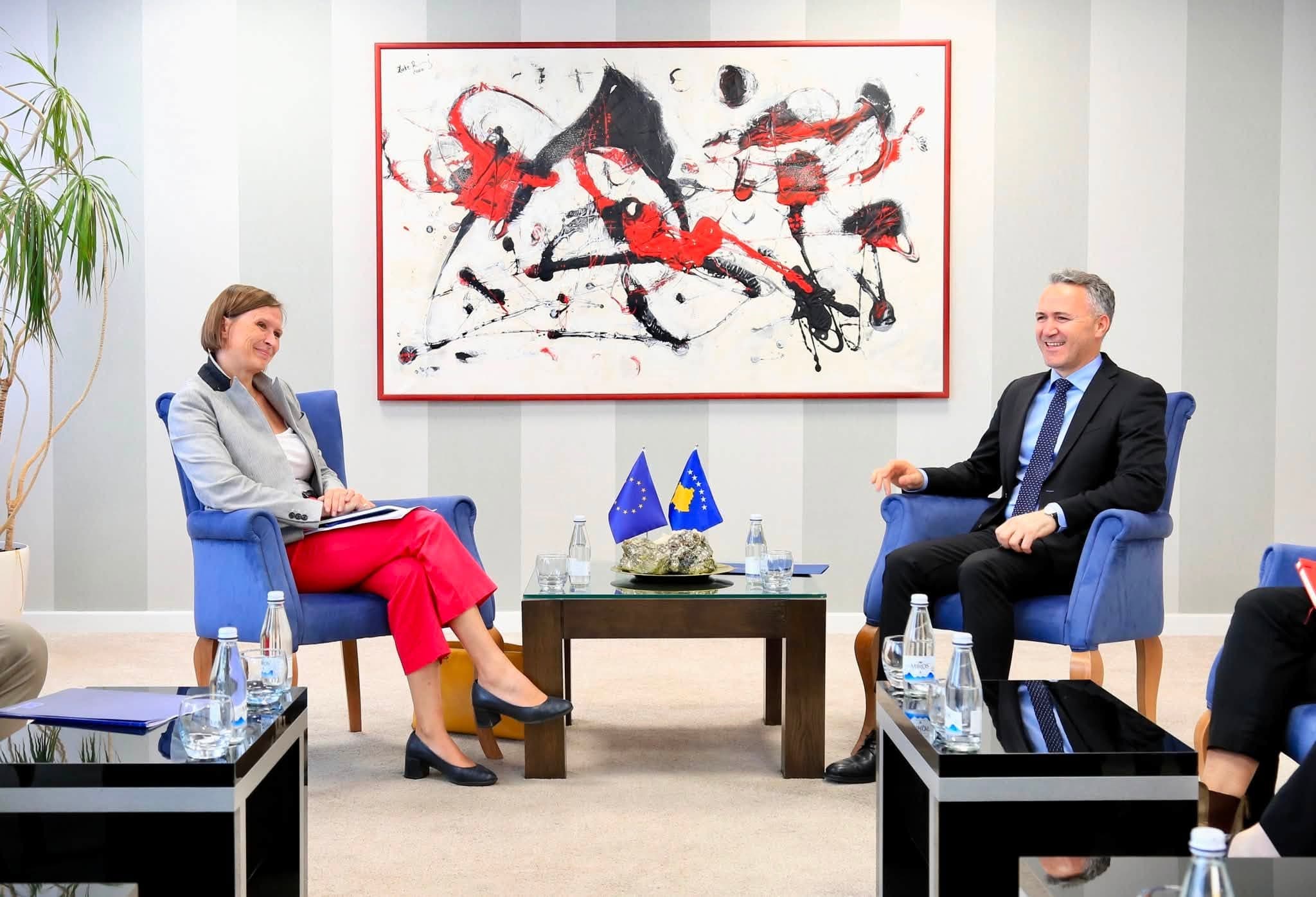 Featured image for Zulfaj e Palatová diskutojnë për avancimin e agjendës evropiane të Kosovës