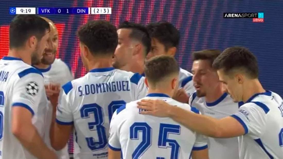 Arbër Hoxha shënon gol të bukur, Dinamo Zagrebi afër kualifikimit në Champions