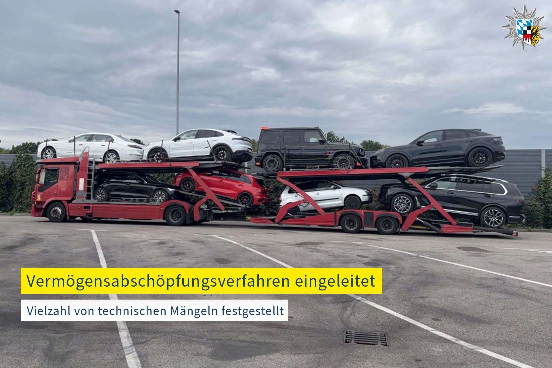 Featured image for Kamioni nga Kosova i ngarkuar me vetura ndalohet në Gjermani, konstatohen shumë shkelje