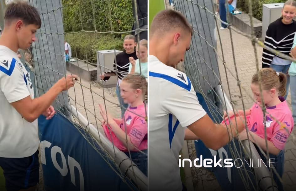 Featured image for “Jo faleminderit”, tifozja e Hoffenheimit refuzoi autografin e futbollistit Hlozek