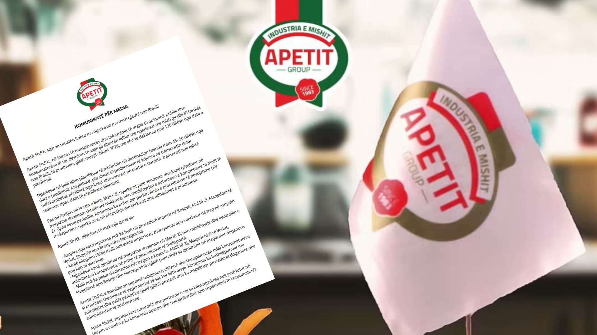Apetit Group për rastin e mishit të bllokuar në Mal të Zi: Asnjë kilogram nuk ka hyrë në treg