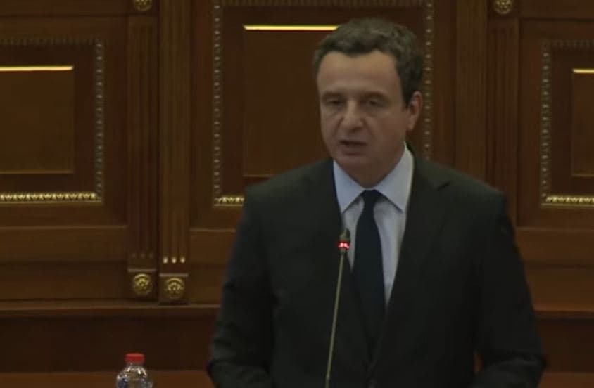 Kurti gjatë prezantimit të Qeverisë: Nuk do të kem ekspoze të re, zgjedhjet na e ndërprenë qeverisjen