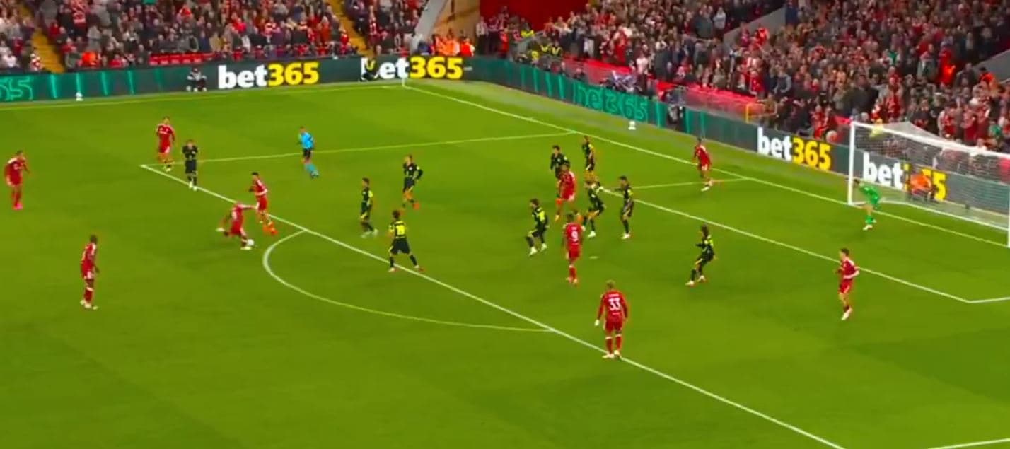 Liverpooli në epërsi, Mac Allister shënon supergol ndaj Atletico Madrid