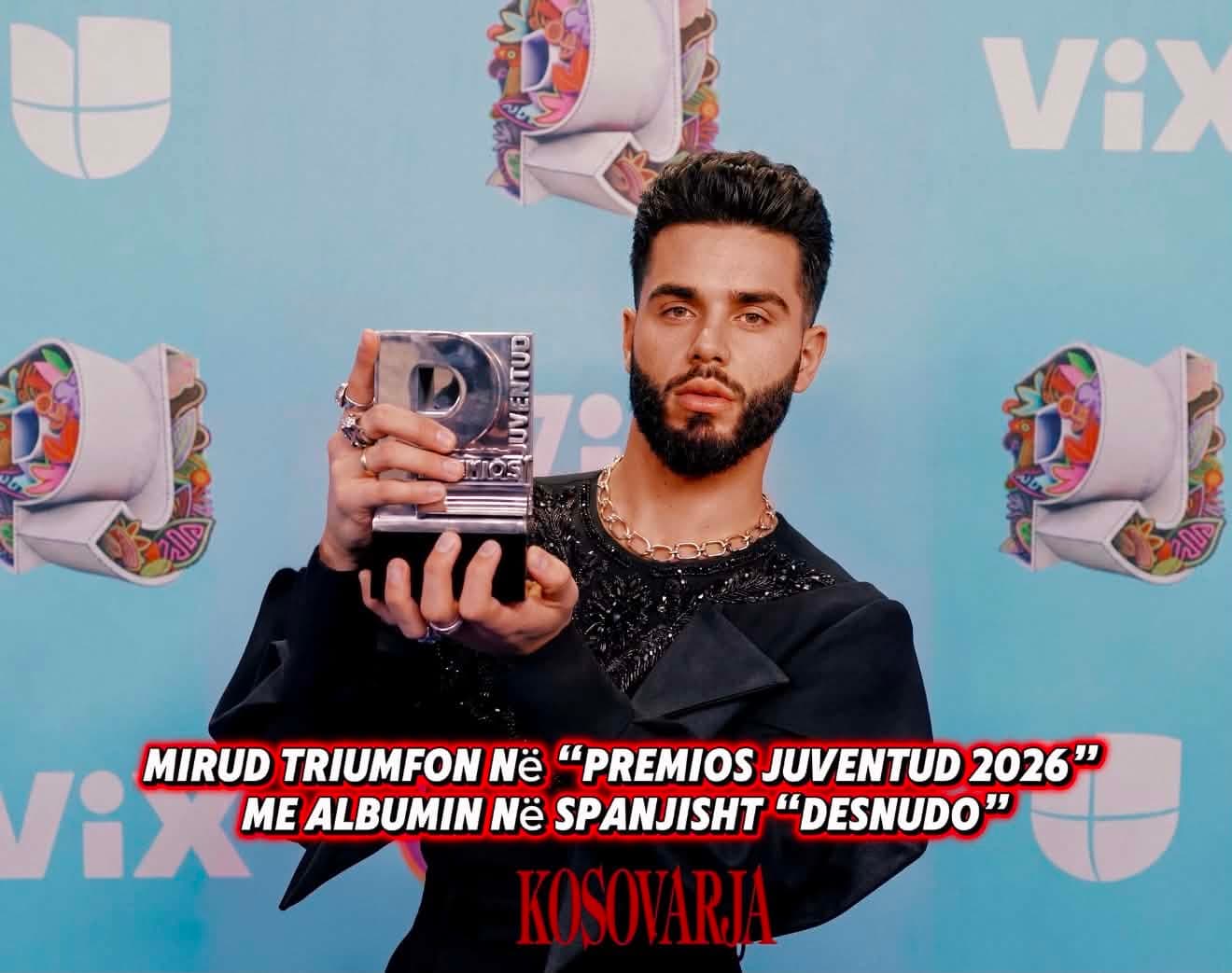 Featured image for MIRUD ylli shqiptar me famë botërore vlerësohet në “Premios Juventud” me albumin “Desnudo”