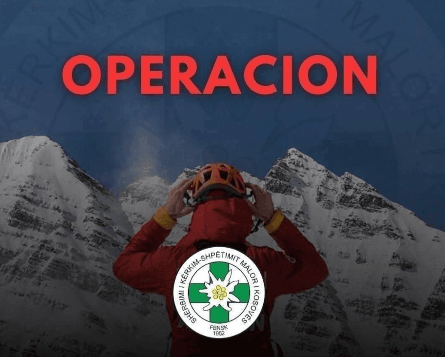 ShKShMK nis operacion shpëtimi në Bjeshkët e Nemuna në zonën kufitare Shqipëri-Kosovë