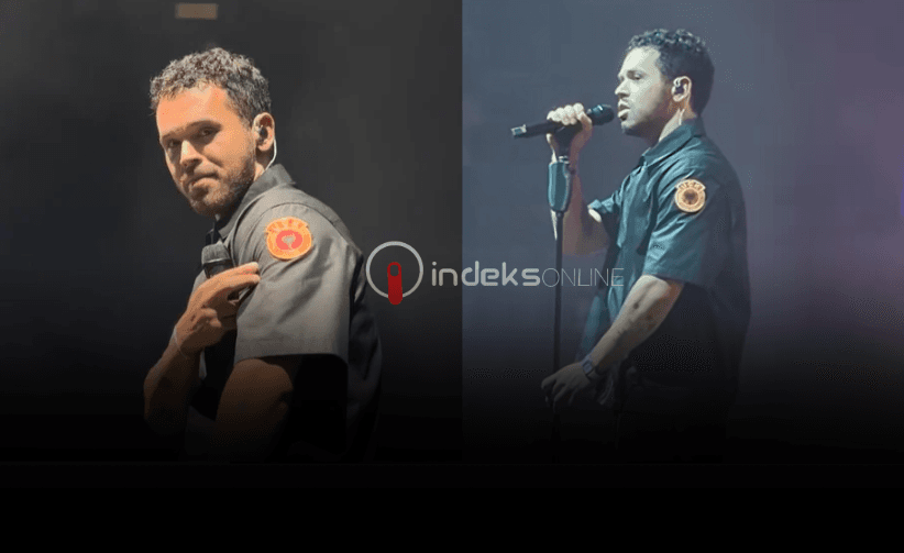 Featured image for Yll Limani me emblemën e UÇK-së në koncertin në Gjermani: Zemra e Kosovës është në Hagë
