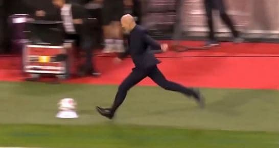 Zidane “çmendet” pas golit të Olises, godet topin nga gëzimi