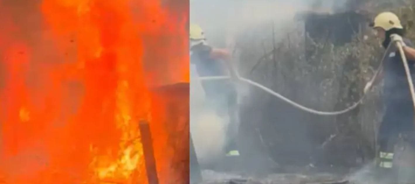 Zjarr në një fshat në Gjirokastër, rrezikohen shtëpitë