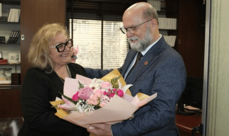 Ambasadori i Shqipërisë uron Shiroka-Pulën për zgjedhjen presidente e Kosovës