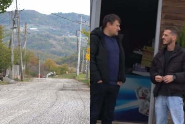 Asfaltimi i rrugës në Partesh në prag të zgjedhjeve serbe, dyshime për financim nga Vuçiqi
