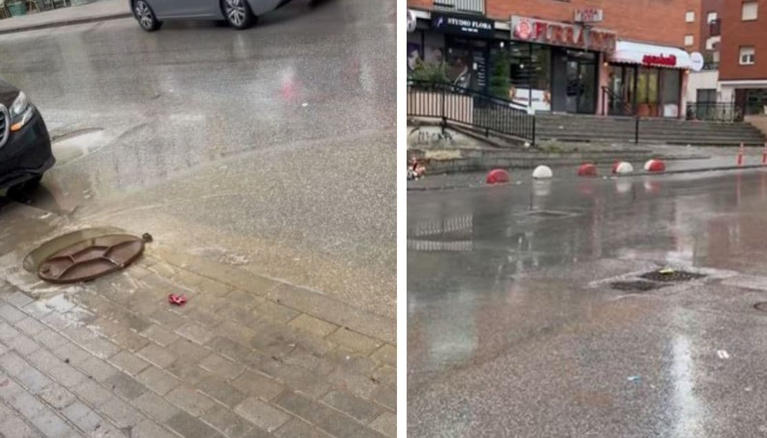 Banorët ankohen për gropa dhe papastërti në rrugën “Muharrem Fejza”, problemi po vazhdon prej një muaji