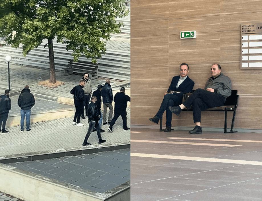 Familjarët e Gani Gecit te Pallati i Drejtësisë, presin vendimin për caktimin e masës së paraburgimit ndaj tij