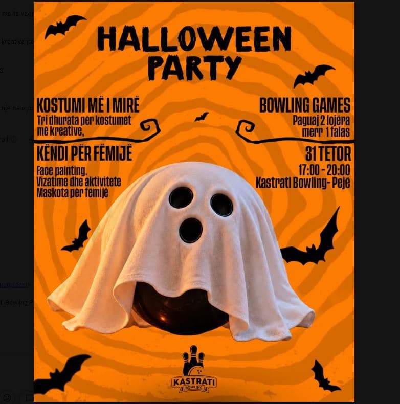 Halloween Night – Kastrati Bowling Pejë