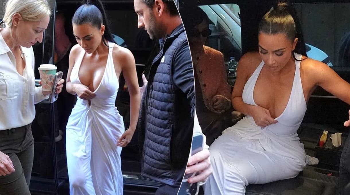 Featured image for Kim Kardashian feston 46-vjetorin në Romë, shfaqet me fustan të bardhë me dekolte të theksuar